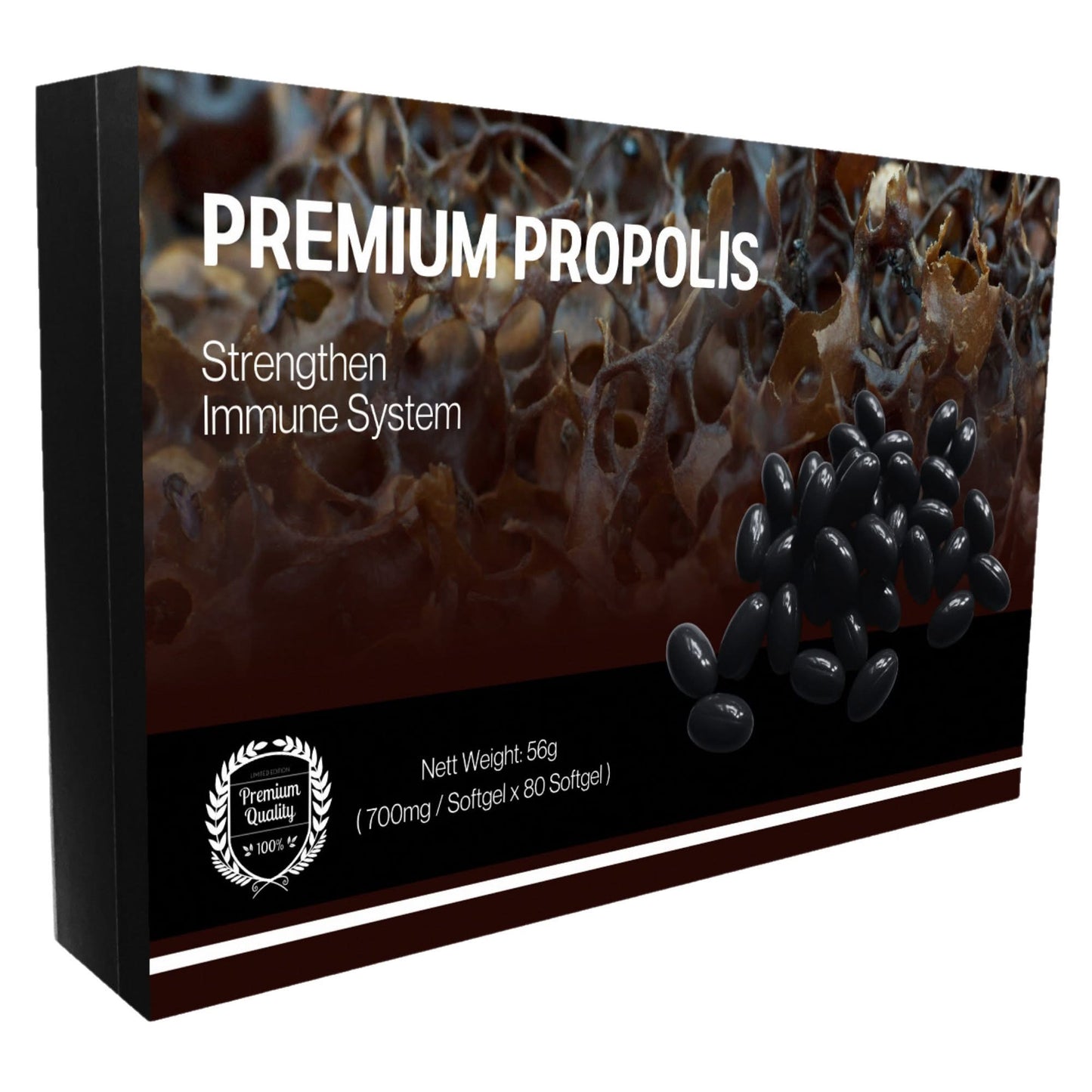 Premium Black Bee Propolis Capsules