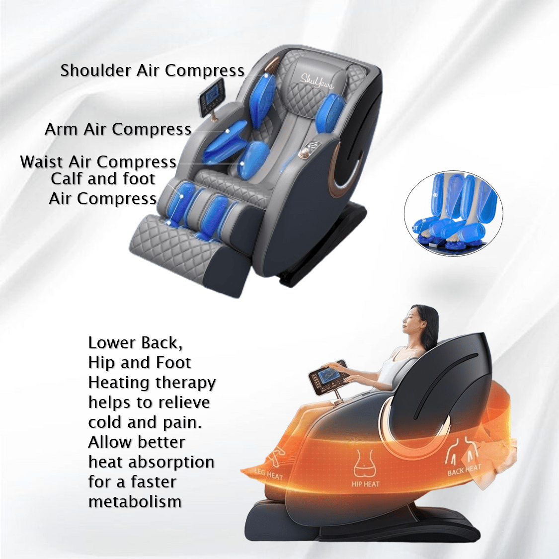 S-Crescent Massage Chair