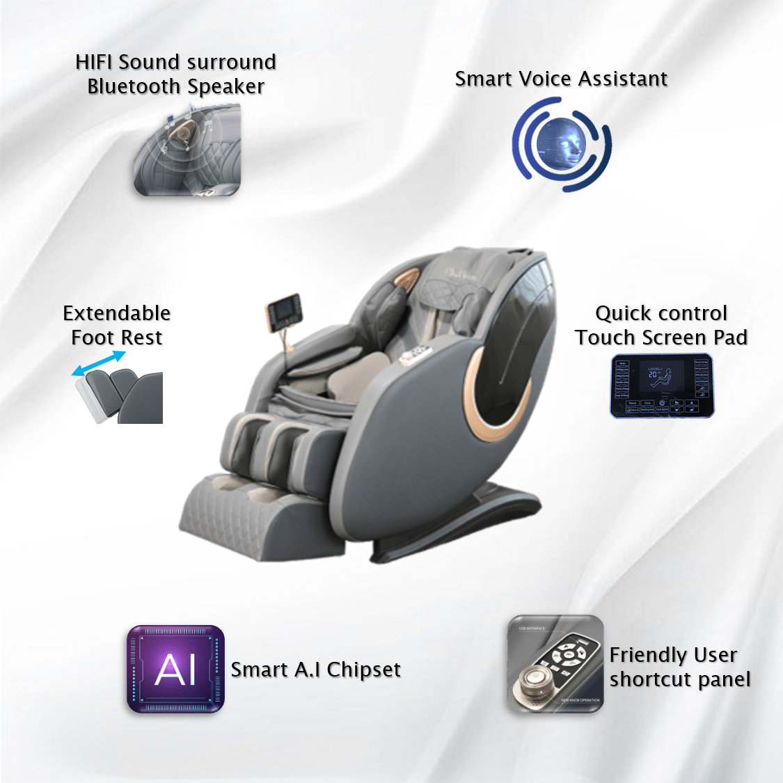S-Crescent Massage Chair