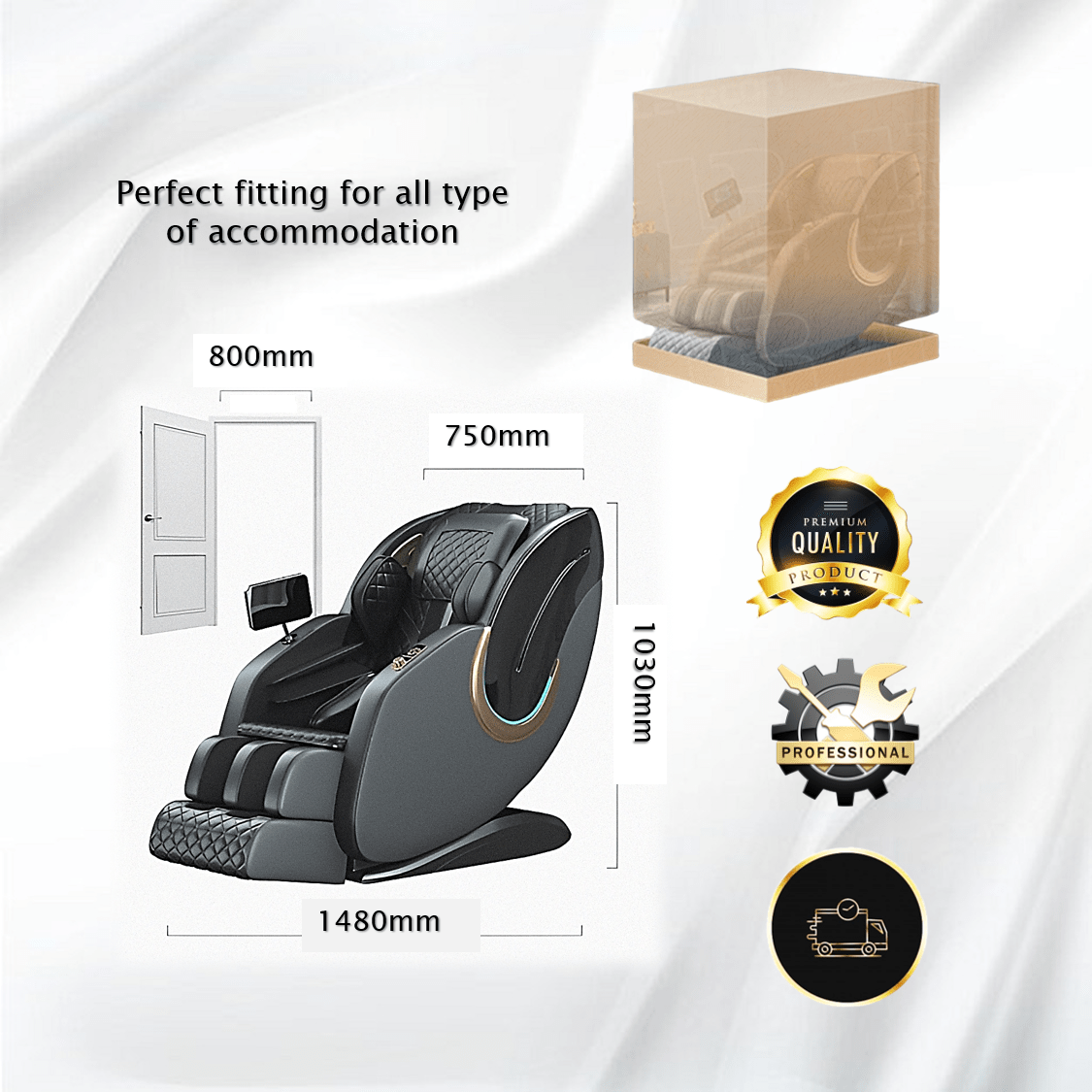 S-Crescent Massage Chair
